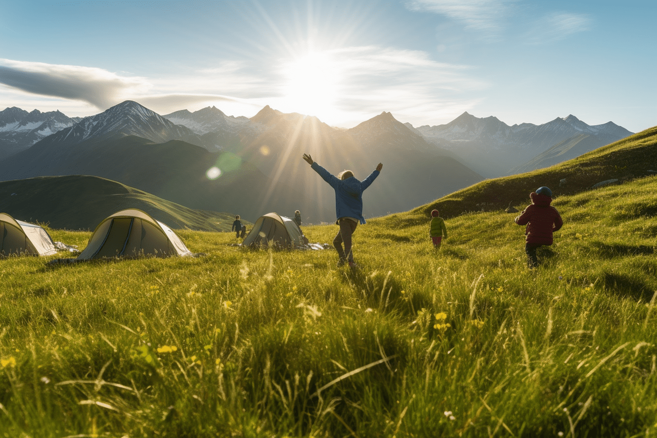 Attrezzatura necessaria per l'escursionismo in montagna nella natura  selvaggia accessori per attrezzature da campeggio ai