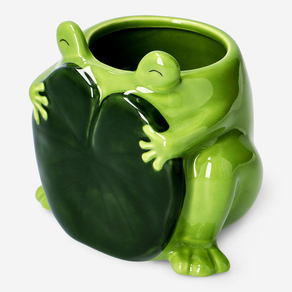 Ceramic Frog Flowerpot – Green Decorative Plant Pot for Home – Flying Tiger  Copenhagen