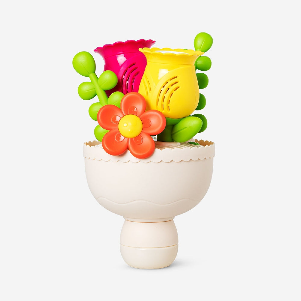 Soap Bubble Machine with Colourful Flowers for Outdoor Fun