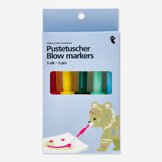 Blow markers. 5 pcs