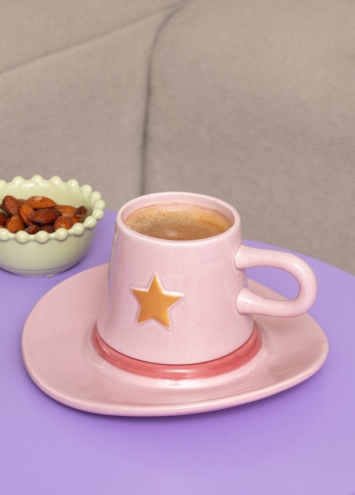 Cowboy Hat Mug with Saucer – Fun Drinkware for Unique Gifts
