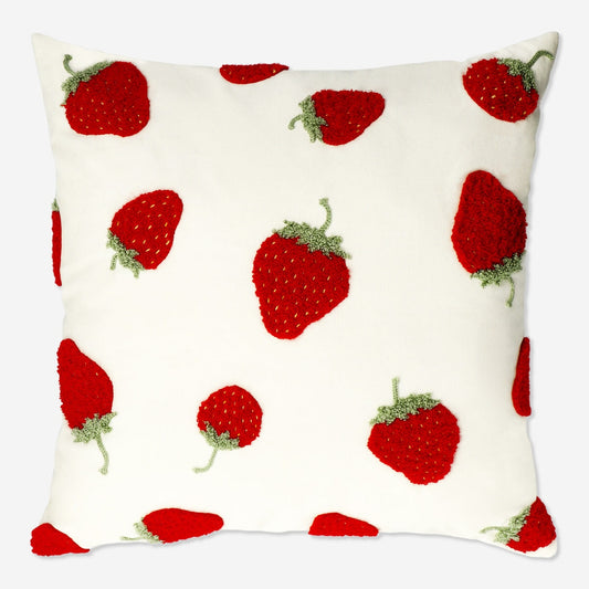 Strawberry cushion. 45x45 cm
