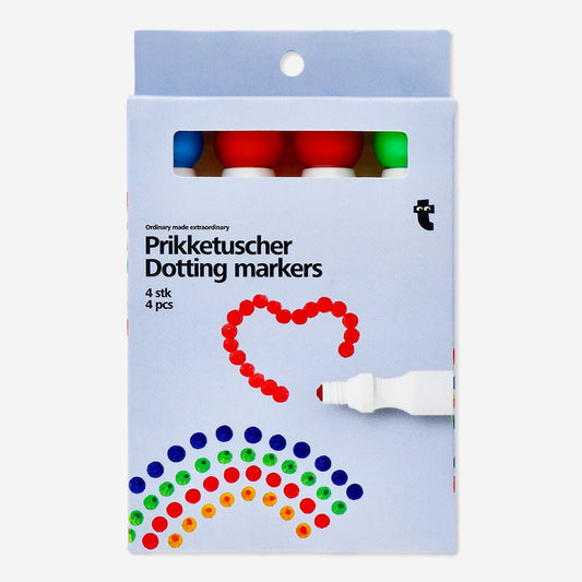 Dotting markers. 4 pcs