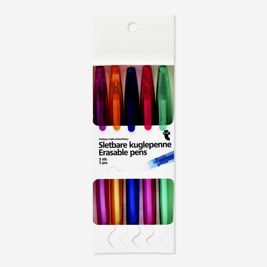 Erasable pens. 5 pcs