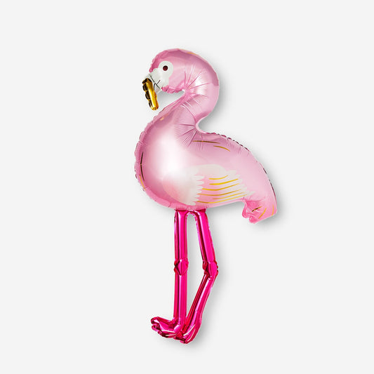 Flamingo globo de aluminio