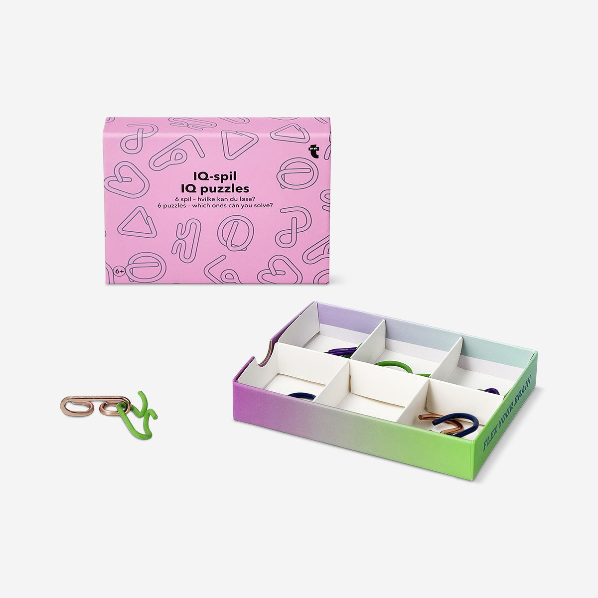 イッテQi セット IQ Puzzles Set – Challenging Multi-Coloured Brain Teasers Game