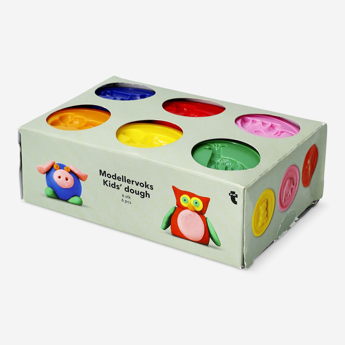 Kid's Dough 6 Pcs – Colourful Modelling Set for Creative Play