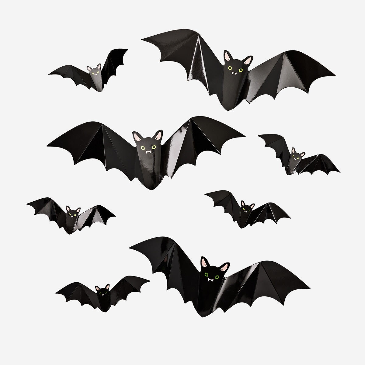 Ensemble de 20 chauves-souris décoratives pour une décoration d'Halloween  effrayante. | Flying Tiger Copenhagen, image size:1200x1200
