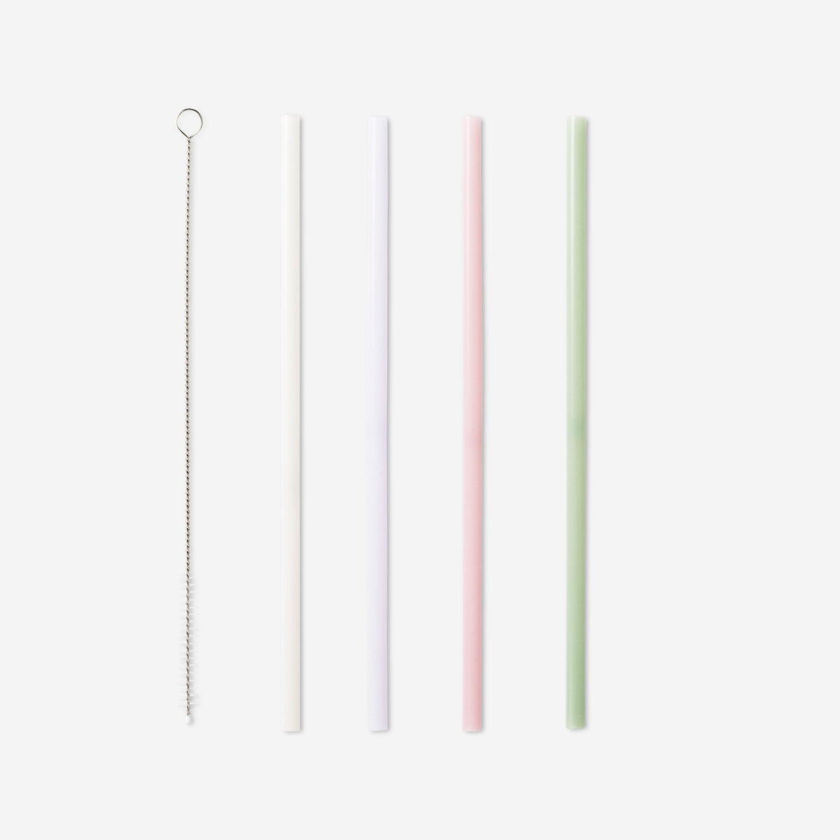 12 Cannucce In Vetro Borosilicato Colorate Con 4 Spazzole - Riutilizzabili, Resistenti Agli Urti, Con Fiori Soffiati A Mano, Per Frullati E Bevande Calde