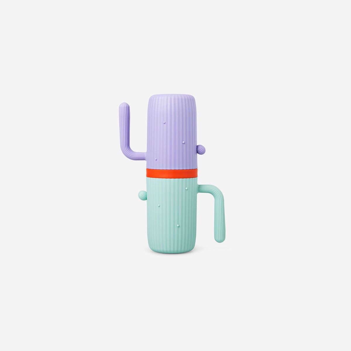 Cactus Toothbrush Case – Dual Cups for Travel & Home Storage