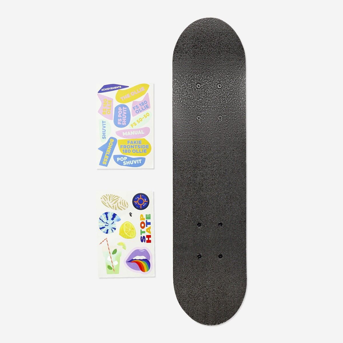 Gepersonaliseerd skateboard met 19 stickers | Speelgoed voor buiten voor  tieners | Flying Tiger Copenhagen, image size:1200x1200