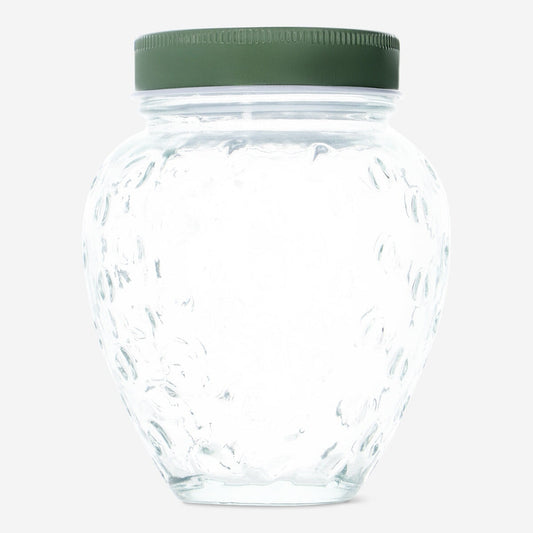 Słoik ze szkła truskawkowego. 500 ml
