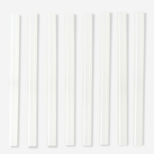 Transparent hot glue sticks for crafting - pack of 8