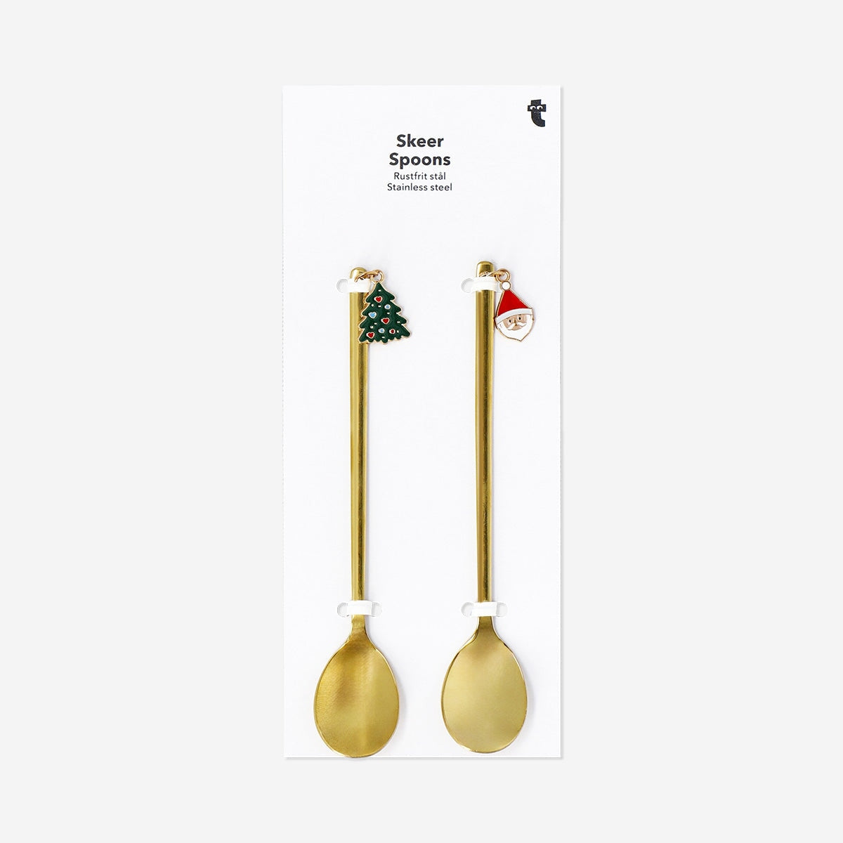 Christmas Gold Spoons Set – Festive Cutlery for Dining