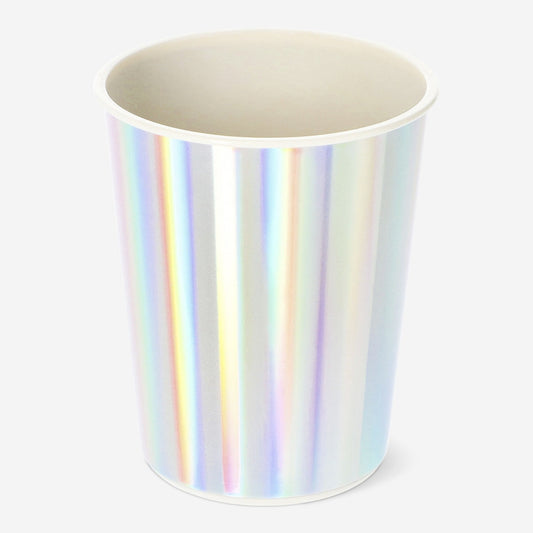 Iridescent cups. 4 pcs