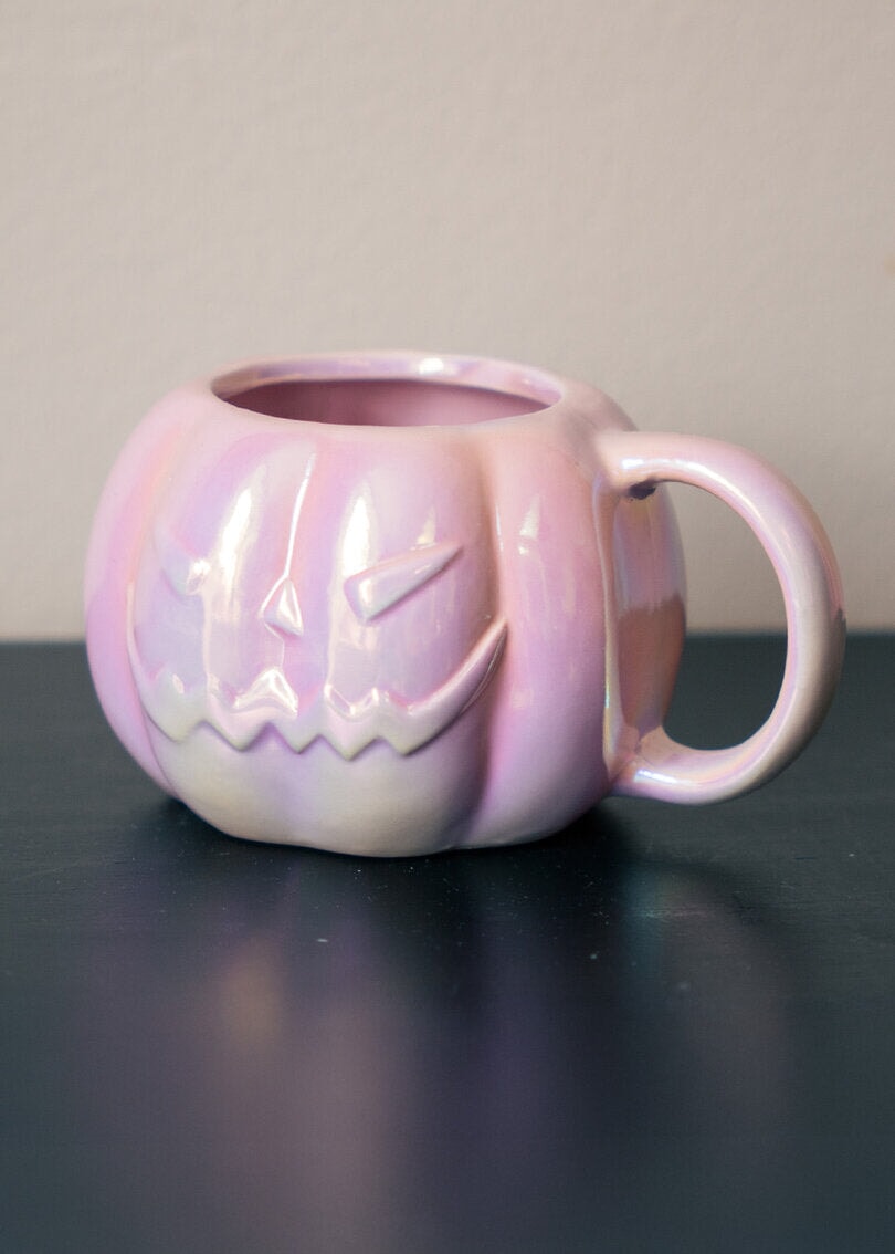 Iridescent pumpkin mug - 330 ml