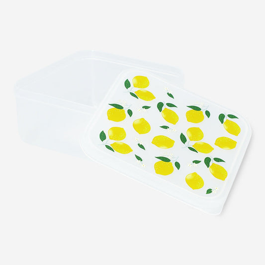 Caixa de snacks com limão. Grande