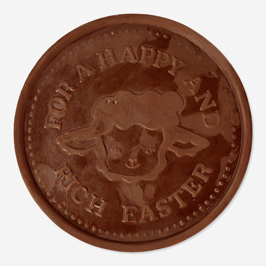 Milk chocolate coin