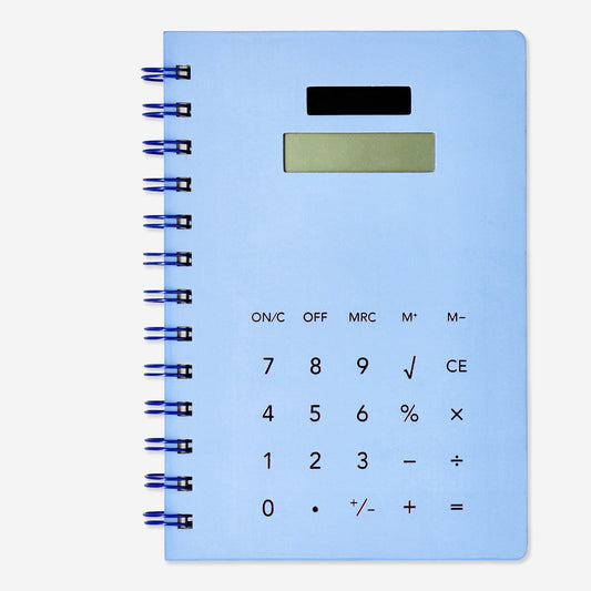 Σημειωματάριο με αριθμομηχανή. Ηλιακό