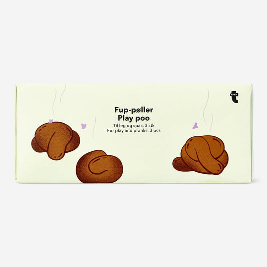 Play poo για παιχνίδι και φάρσες. 3 τεμάχια