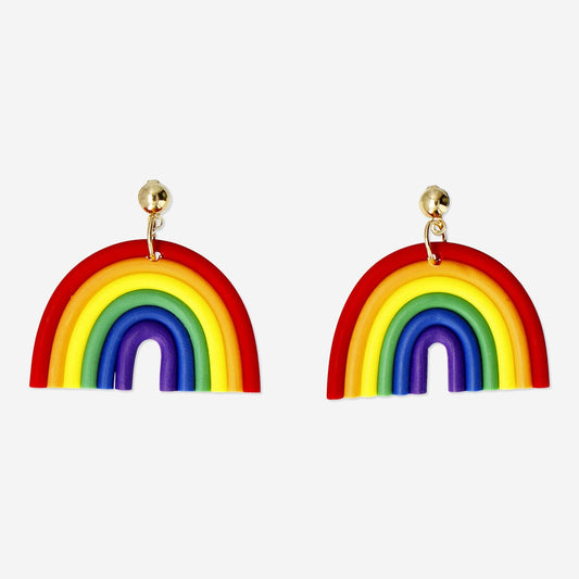 Regenboog oorbellen