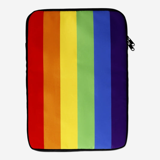 Rainbow laptop sleeve. 15-inch