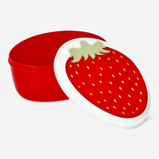 Boîte à en-cas à la fraise