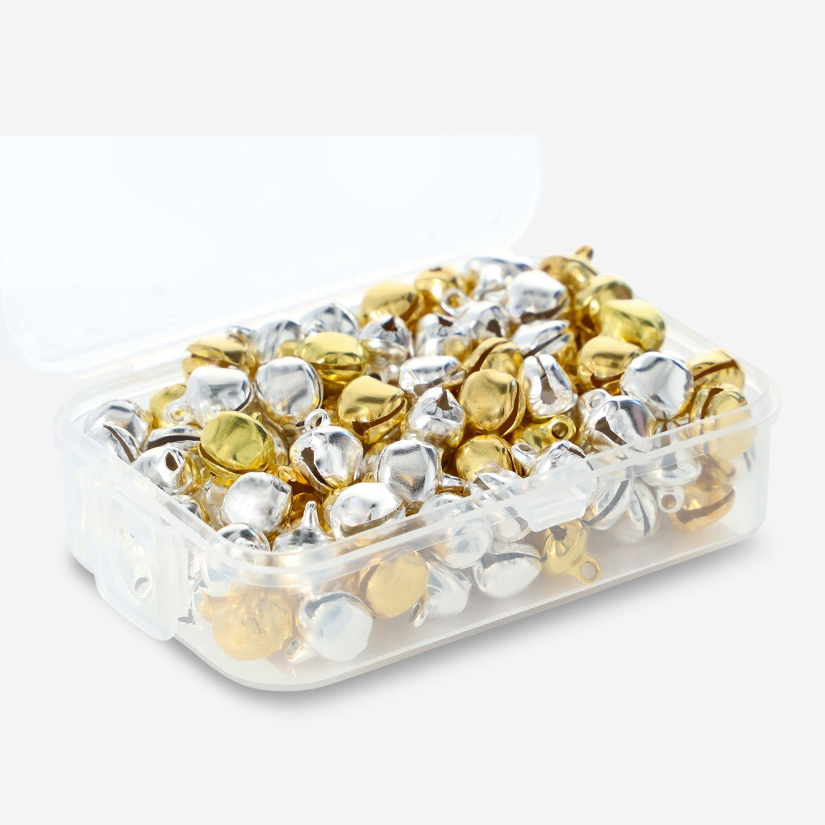 CHUNLIN Campanellini Metallo Jingle Bells Colorati 100 Pezzi ,Piccole Campanelle Natalizie per Decorazioni Natalizie Fai-da-Te Ghirlande Collari per Gatti Decorazione di Festa CHUNLIN Campanellini Metallo Jingle Bells Colorati 100 Pezzi ,Piccole Campanelle Natalizie per Decorazioni Natalizie Fai-da-Te Ghirlande Collari per Gatti Decorazione di Festa
