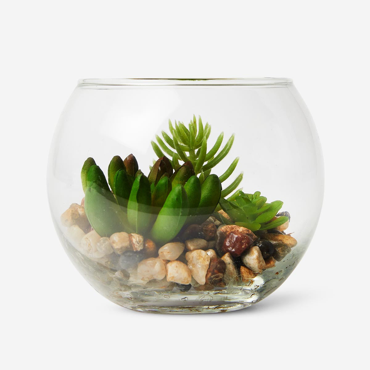 Charmantes 8x8 cm Terrarium mit knstlicher Pflanze | Fr Zuhause  Dekoration  Flying Tiger Copenhagen
