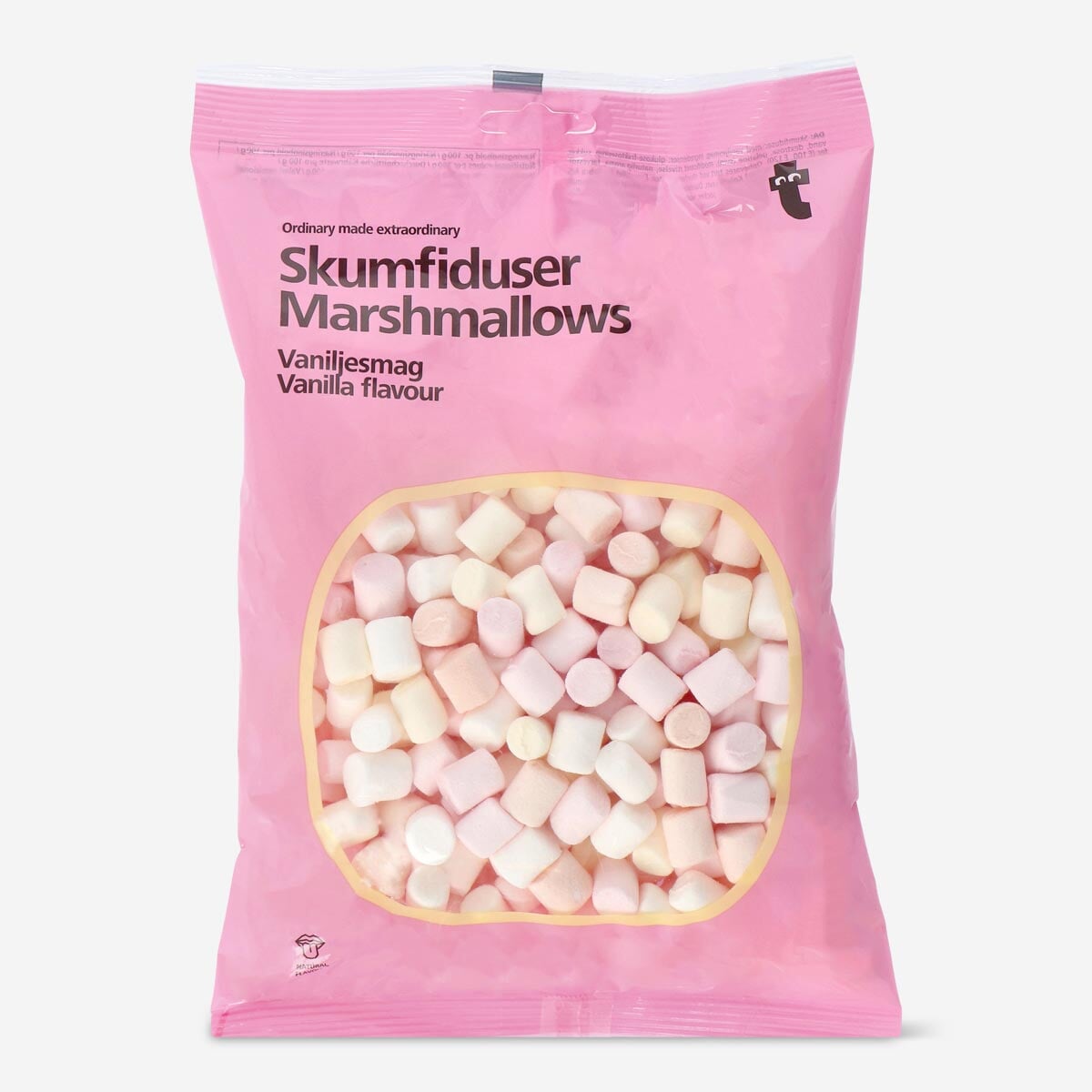 Mini marshmallows. Vanilla flavour €2,50