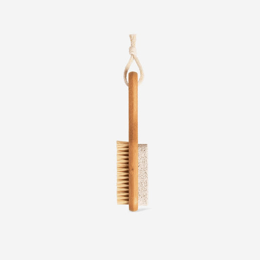 Nail brush. For foot care