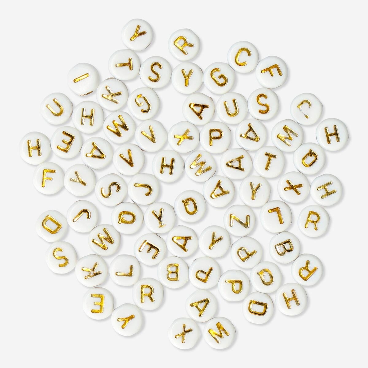 JPSOR 800 Pcs Letter Beads Alphabet Beads for Algeria