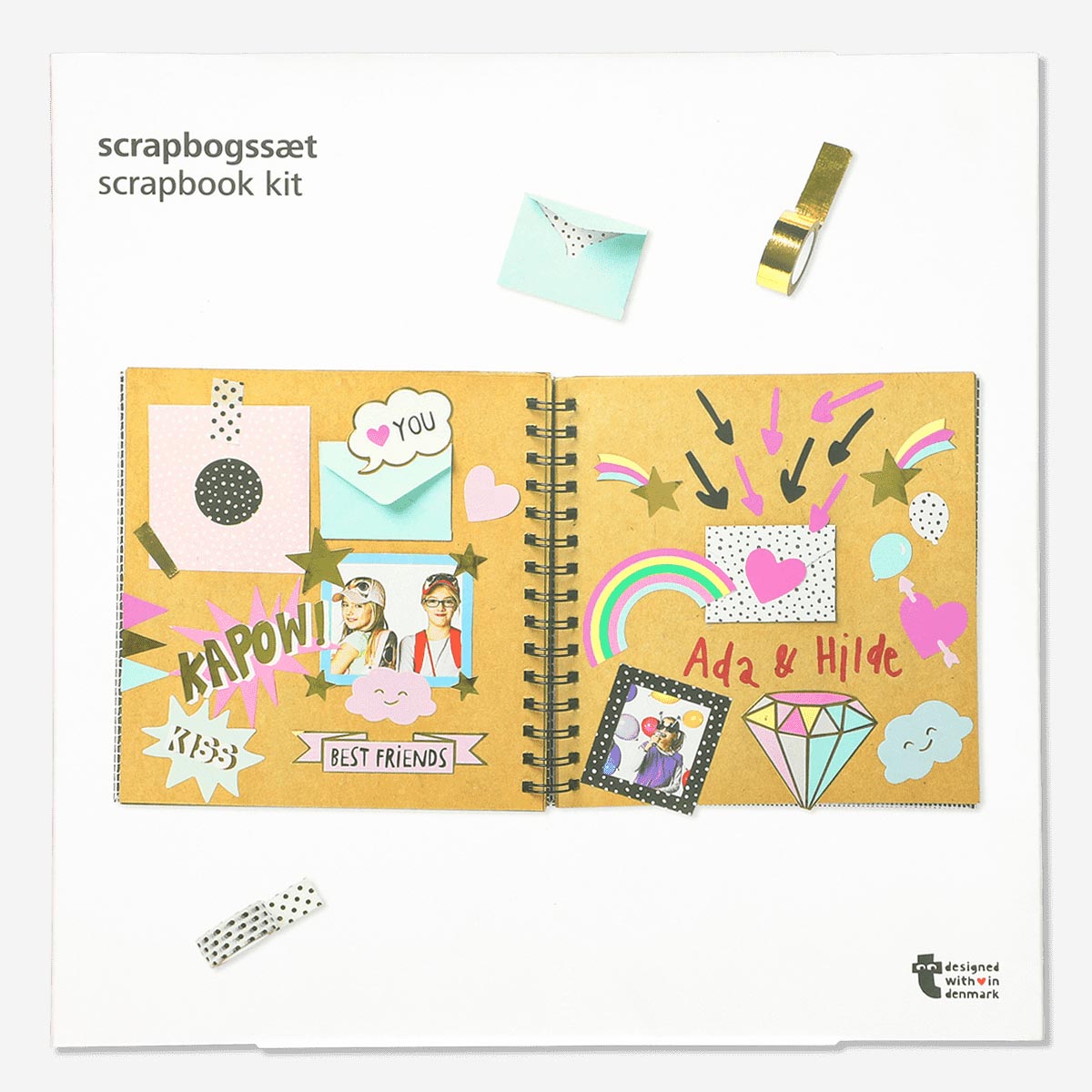 Scrapbooking Kit With Photos 