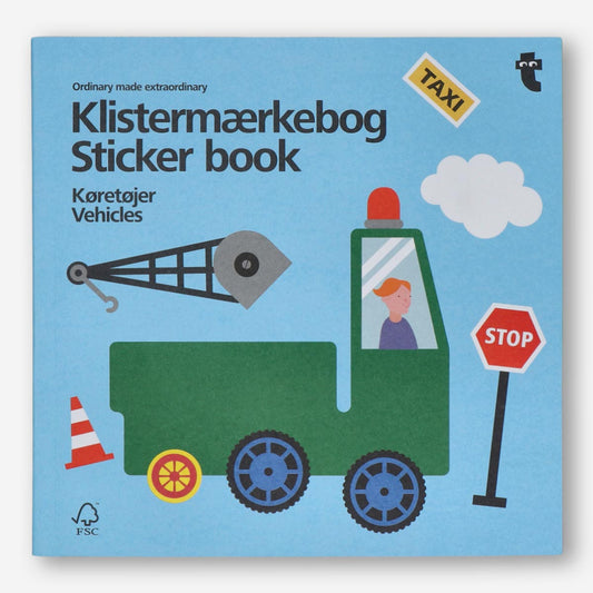 Sticker book. Vehicles