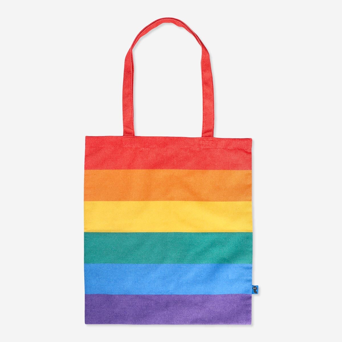 Watercolor Tiger Illustration Rainbow Canvas Shopper Tote Bag