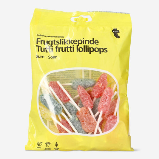 Tutti frutti lollipops