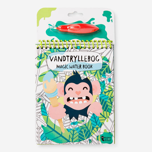 Livre de coloriage réutilisable à base d'eau magique sur le thème de la jungle