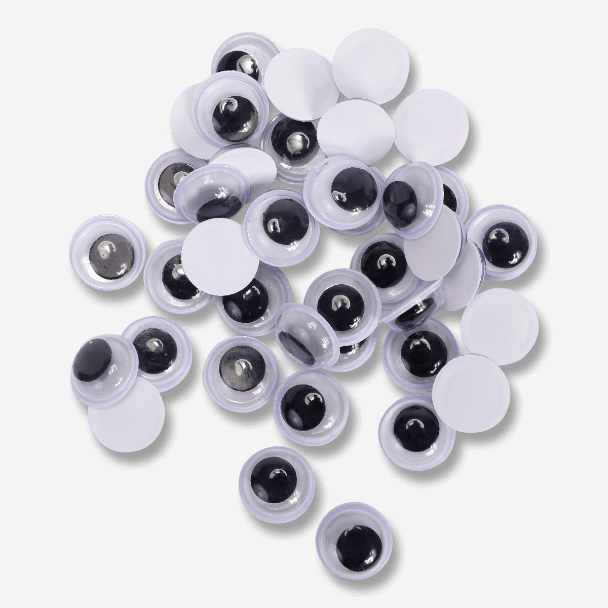 1221 Pieces Wiggle Googly Eyes Self Adhesive Wiggle Eyes (Assorted Sizes)  for DIY Crafts Scrapbooking (Classic & Assorted Colors)