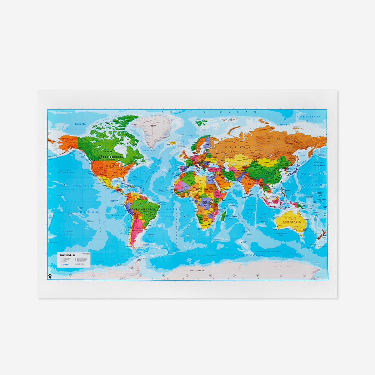 Mappa del mondo da parete: le più belle da grattare, colorare