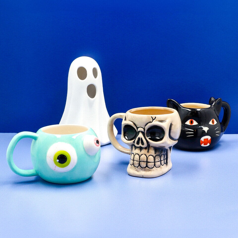 Tasses d'Halloween & céramiques 