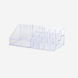 Flying Tiger Copenhagen clear nail polish organiser with 12.5x22 cm compartments for storing nail polishes and personal care items