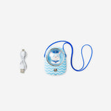 Flying Tiger Copenhagen handheld fan with strap, compact gadget in bright colors, perfect for staying cool on the go.