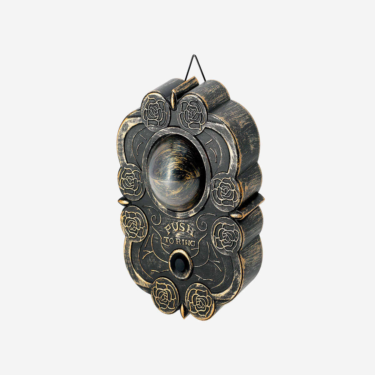 Flying Tiger Copenhagen Gothic doorbell gadget with light, sound, and movement features, designed for a spooky, stylish entrance.