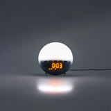 Digital sunrise alarm clock with light settings