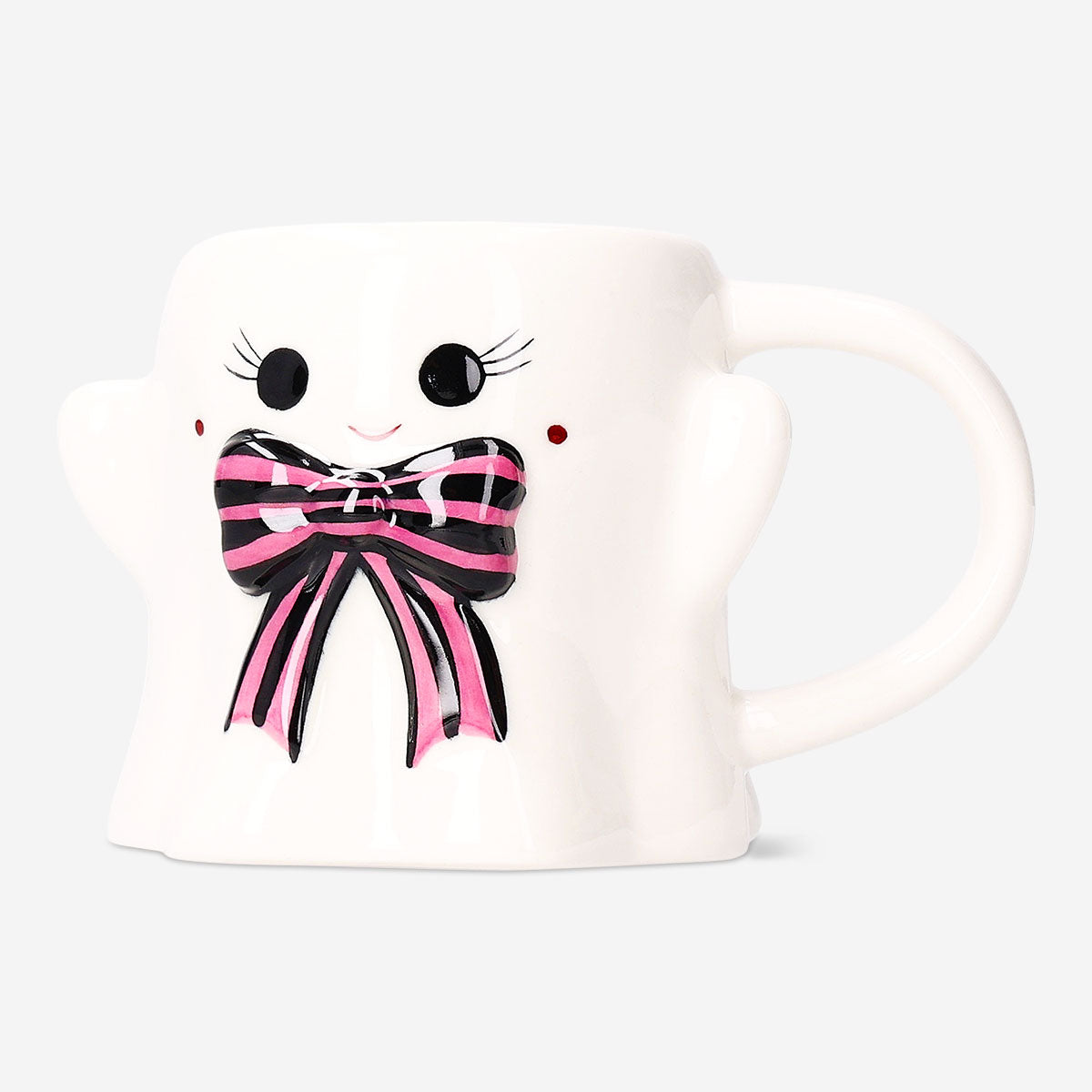 Flying Tiger Copenhagen Ghost mug, 320 ml kitchen cup with a spooky ghost design, perfect for hot beverages.