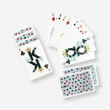 Set of Flying Tiger Copenhagen playing cards for card games, featuring colorful playing card designs on a white background.