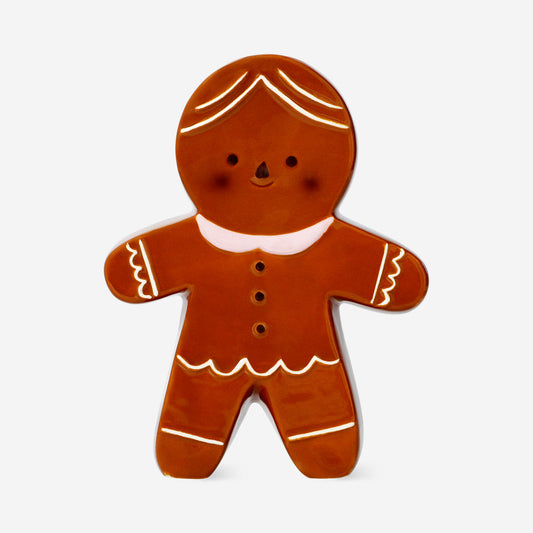 Gingerbread man vase - 20 cm