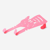 Pink cat door hook by Flying Tiger Copenhagen, cute home accessory for hanging items on the door.