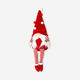 Flying Tiger Copenhagen Christmas elf girl doll with long legs, 40 cm tall, perfect for holiday home decor.