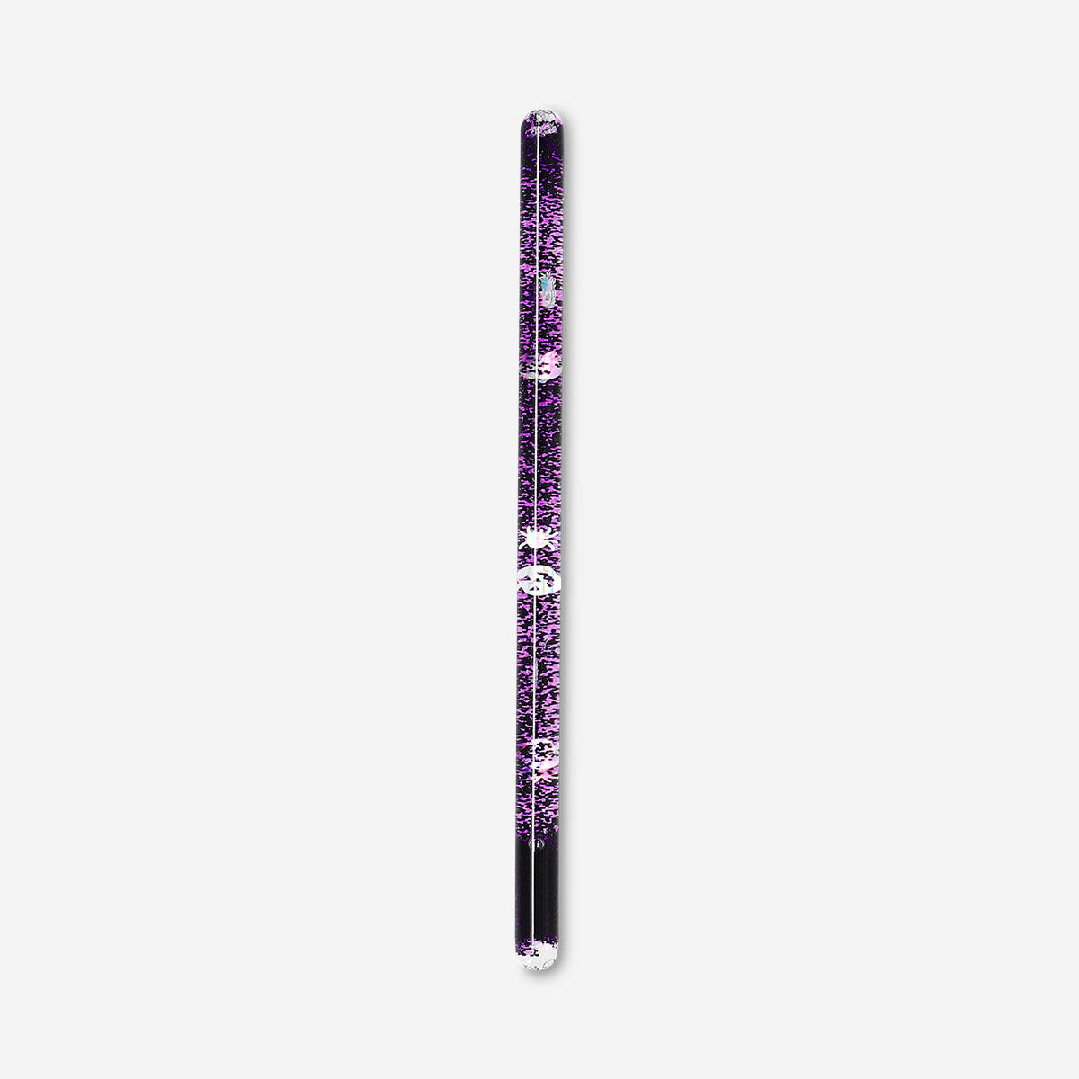 Flying Tiger Copenhagen magic glitter wand toy with spiders and pumpkins, featuring sparkling glitter and festive Halloween-themed decorations.